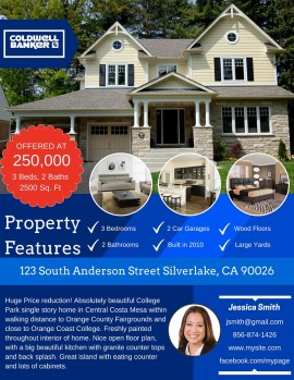 Template 126 real estate e-flyer design