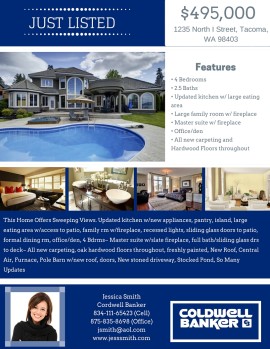 Template 102 real estate e-flyer design