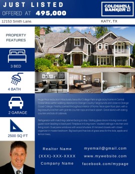 Template 121 real estate e-flyer design