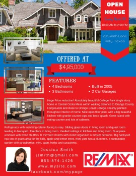 Template 113 real estate e-flyer design