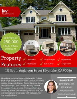 Template 127 real estate e-flyer design