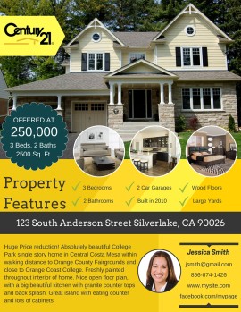 Template 125 real estate e-flyer design