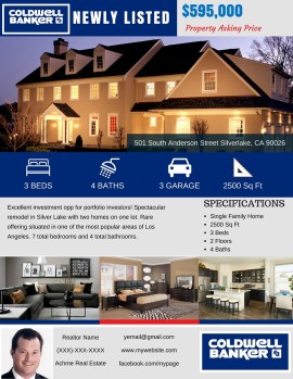 Template 116 real estate e-flyer design