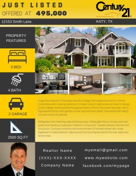 Template 120 real estate e-flyer design