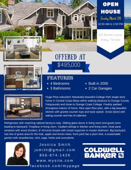 Template 111 real estate e-flyer design