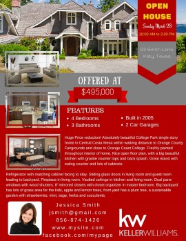 Template 112 real estate e-flyer design